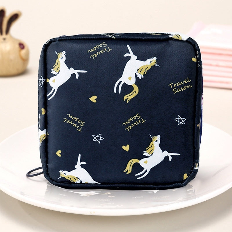 Cute Girl Sanitary Pad Storage Bag