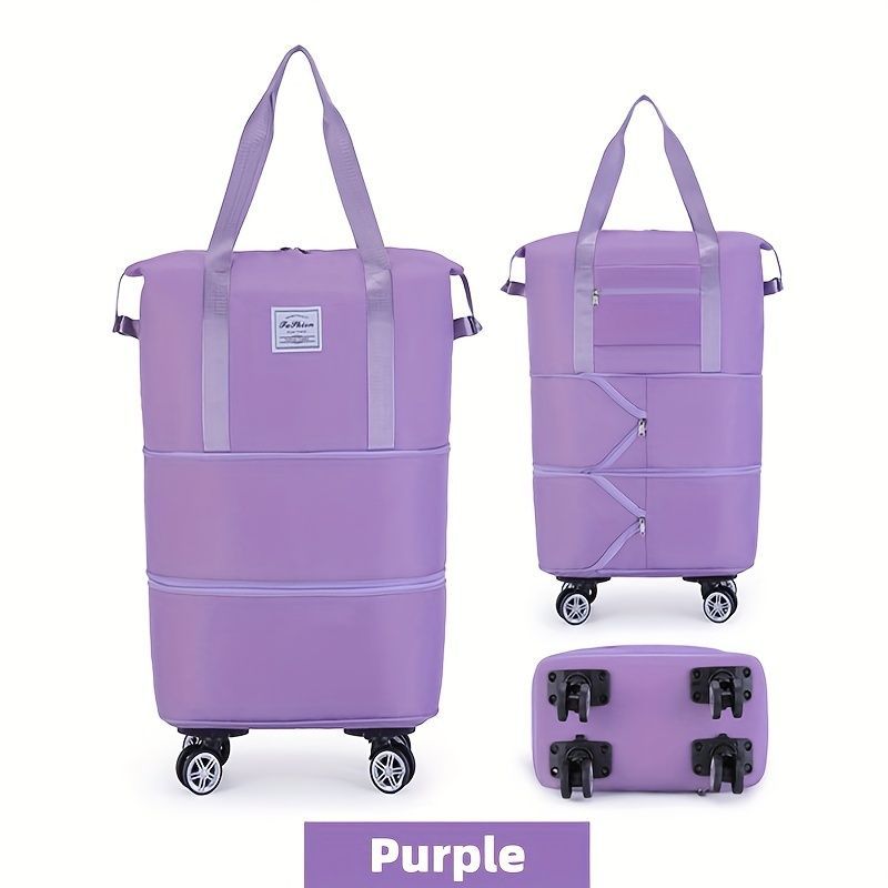 Folding Luggage Bags Expandable Rolling Duffle