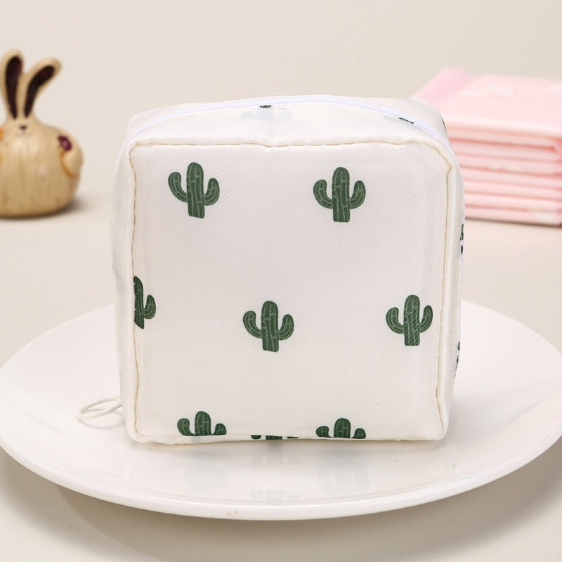 Cute Girl Sanitary Pad Storage Bag