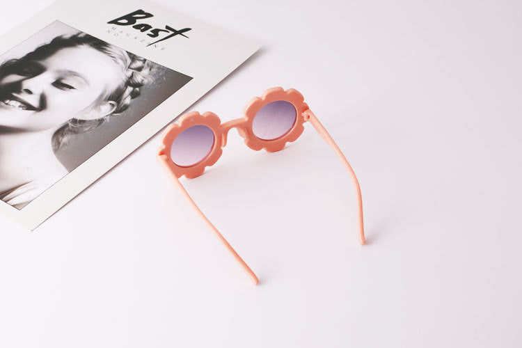 Transparent Sun Flower Glasses