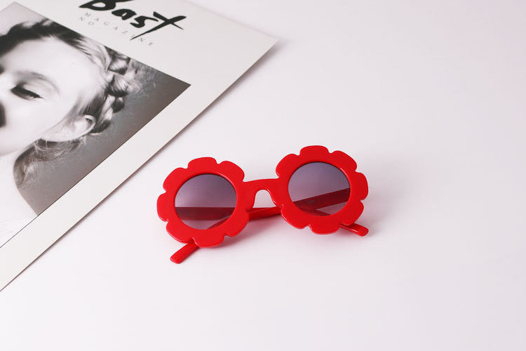 Transparent Sun Flower Glasses