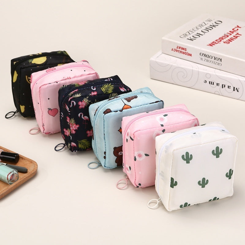 Cute Girl Sanitary Pad Storage Bag