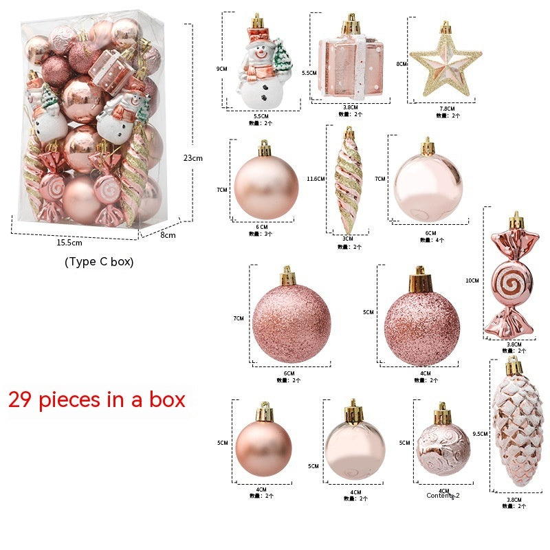 Christmas Decorations Pendant Suit Gift Box